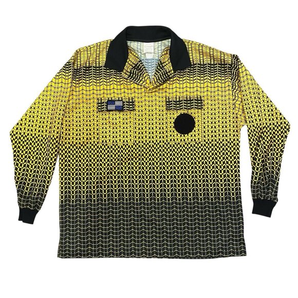 Lot of 4 OFFICIAL SPORTS Yellow Green NISOA New York Soccer Referee Jerseys XL L - Picture 2 of 12